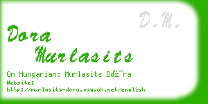 dora murlasits business card